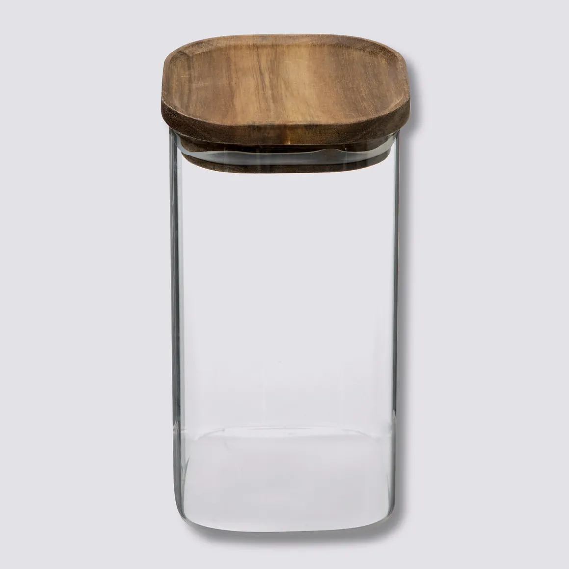 Bocal verre couvercle acacia 1,3L