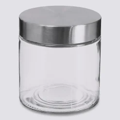 Bocal verre couvercle inox 0,75L