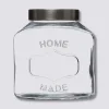 Bocal verre couvercle inox 2,5L