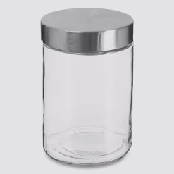 Bocal verre couvercle inox 1,2L