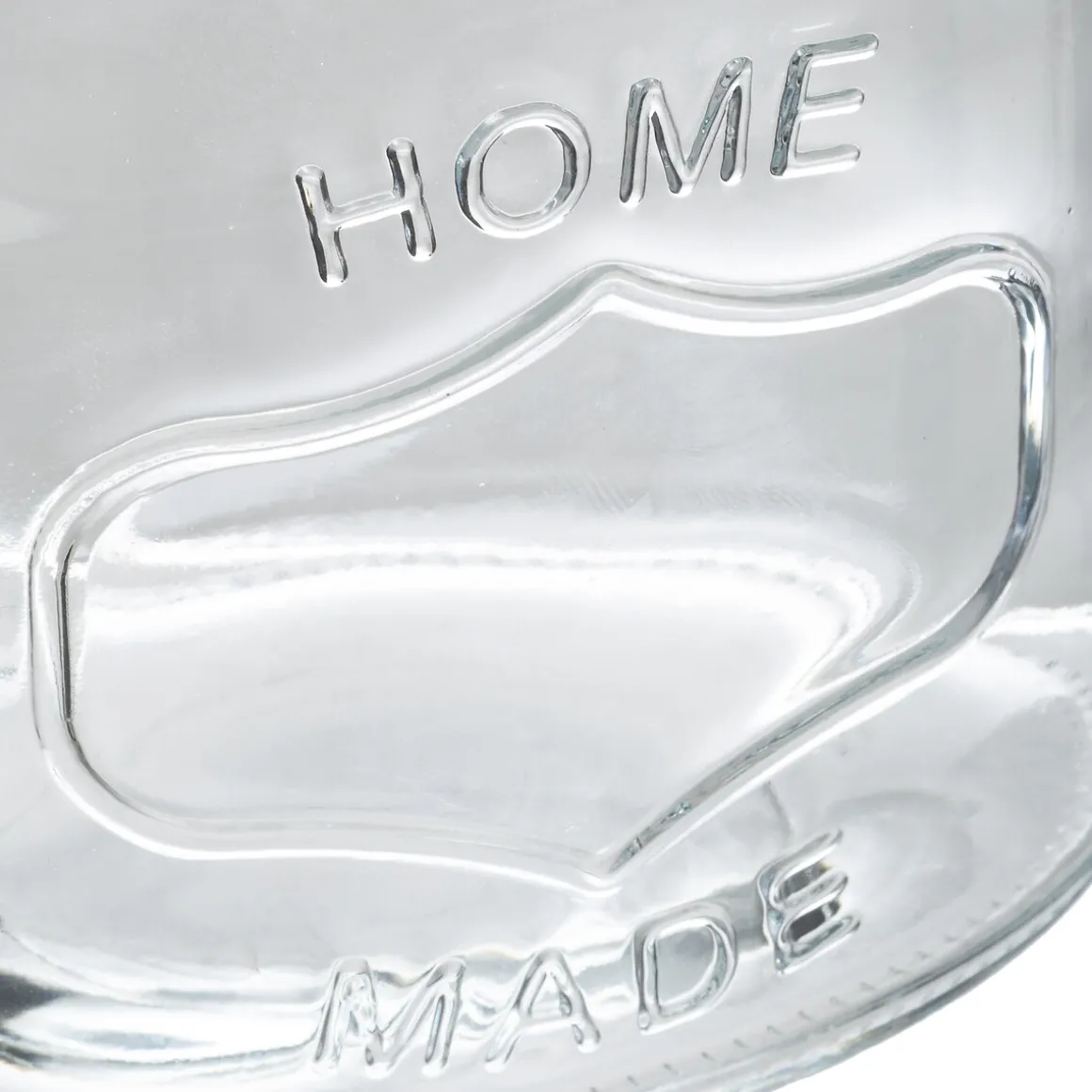 Bocal verre couvercle inox 1L