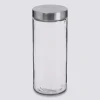 Bocal verre couvercle inox 2L