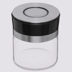 Bocal verre couvercle push inox 0,7L