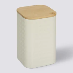 Boite de conservation métal couvercle bambou, 2L