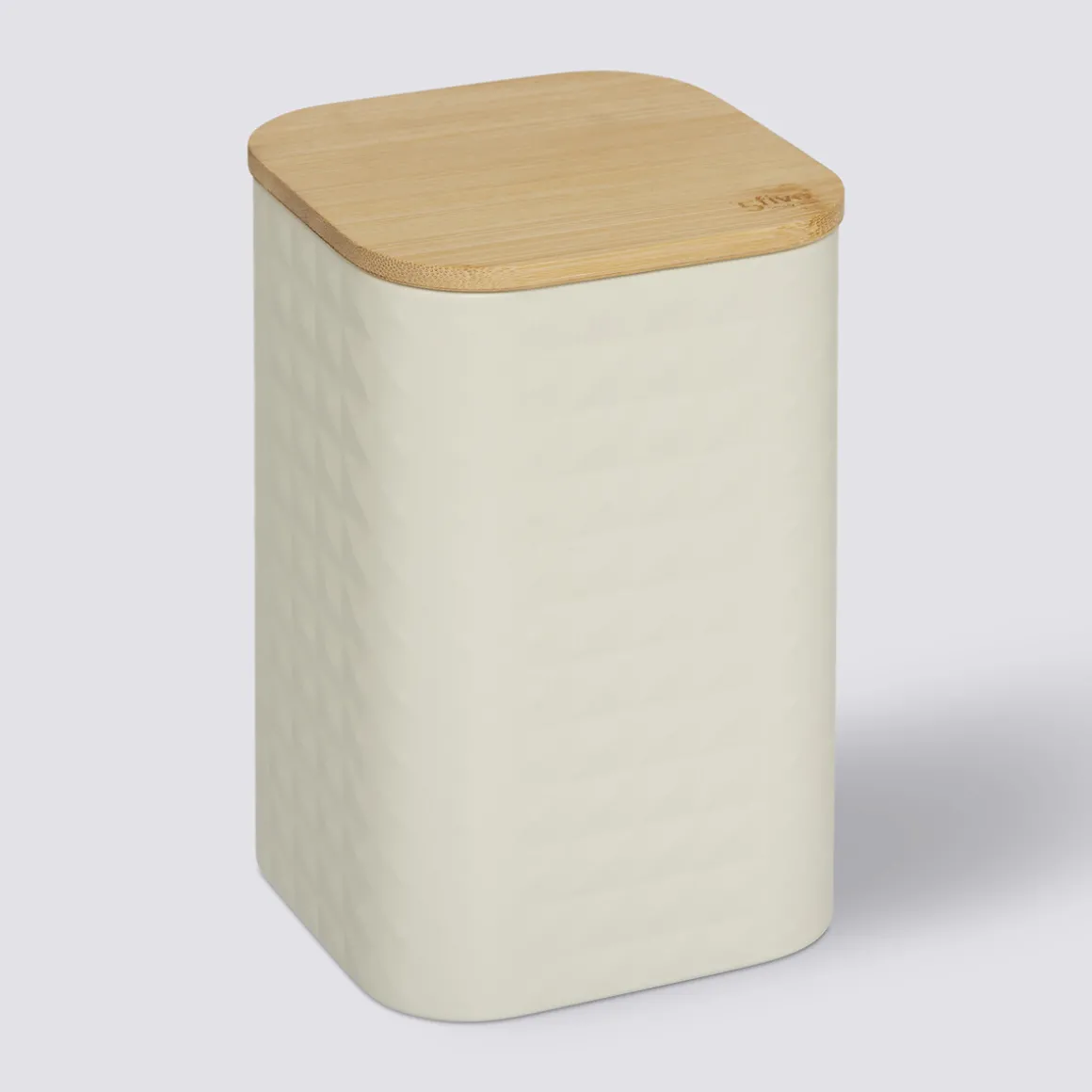 Boite de conservation métal couvercle bambou, 2L