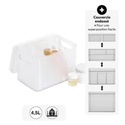 Boite de rangement, 4,5 L