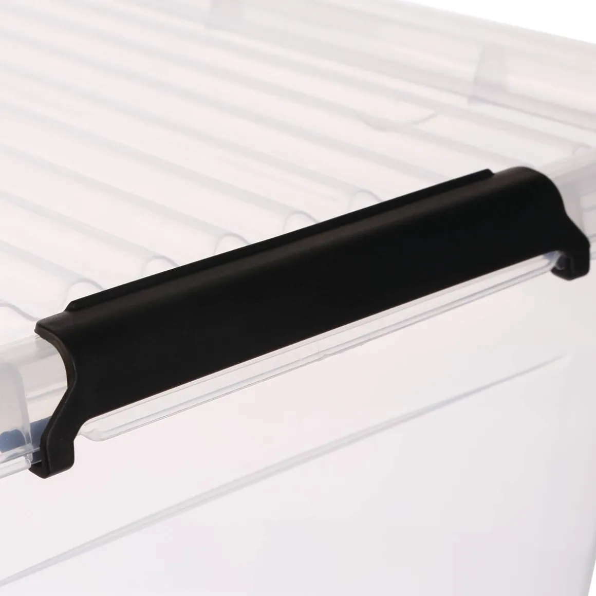 Boite de rangement plastique 60L, Transparent