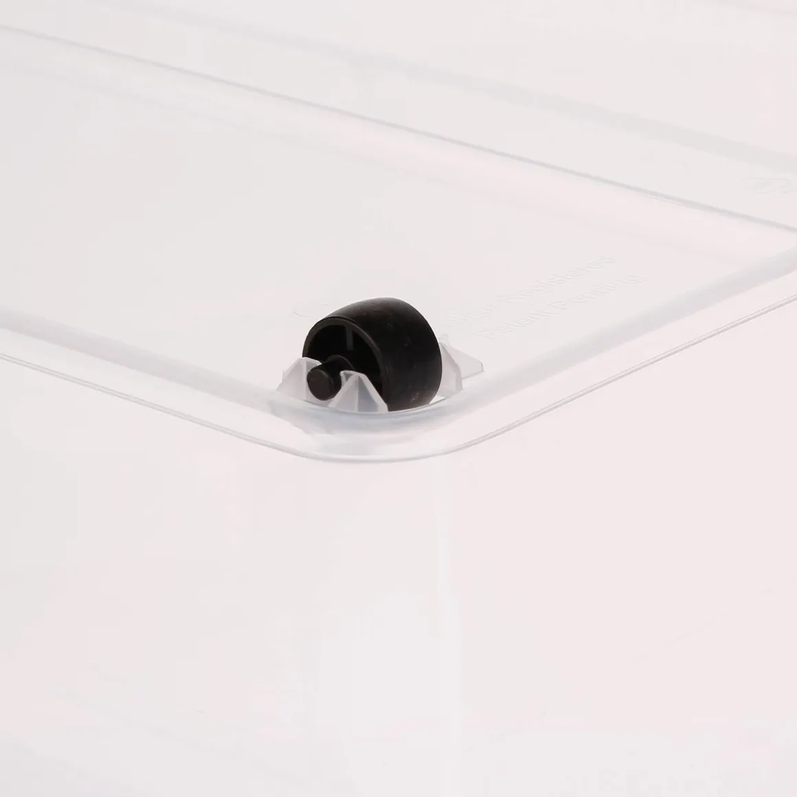 Boite de rangement plastique 60L, Transparent