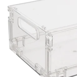 Boite de rangement pliable et empilable, 2,8L