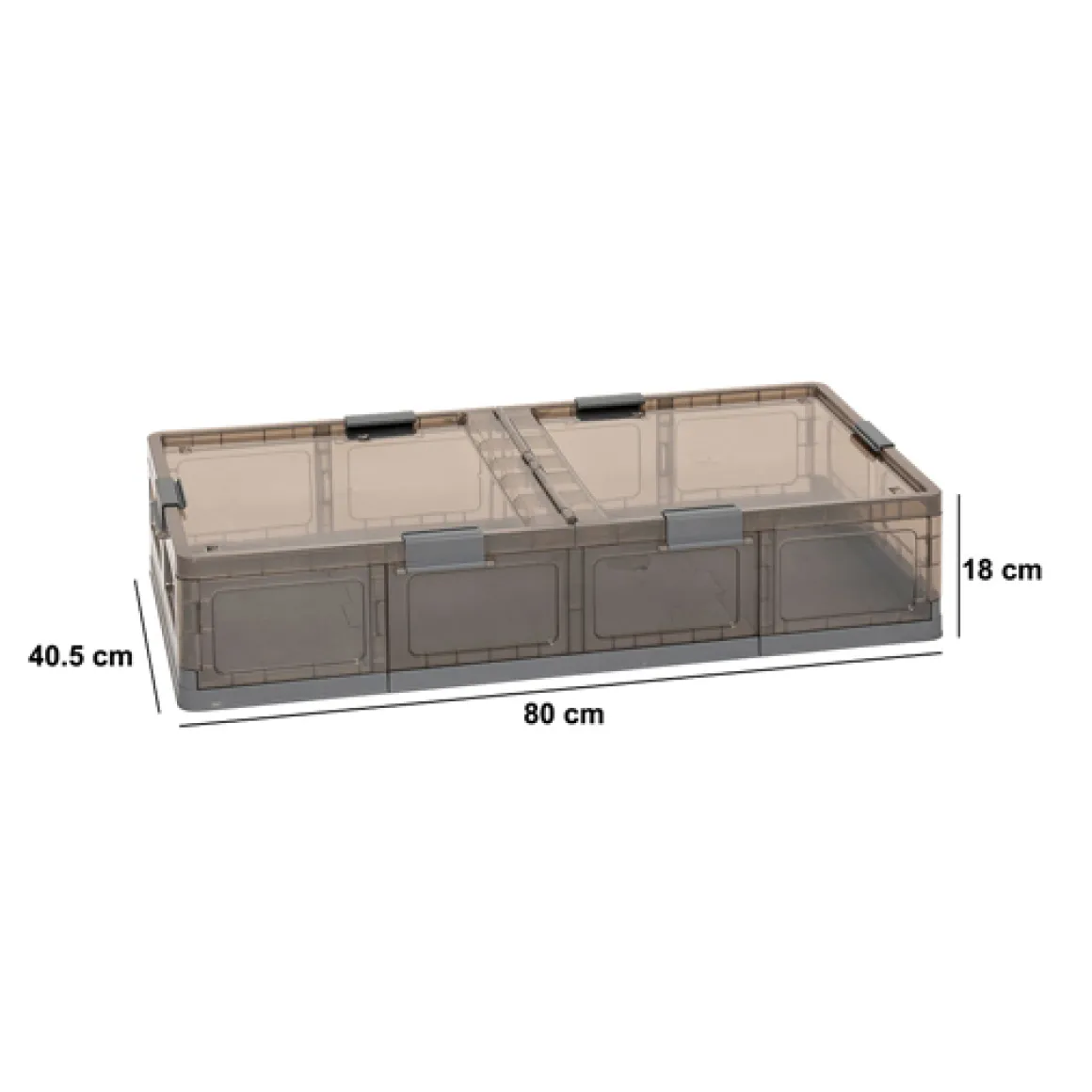 Boite de rangement pliable en plastique, 55L