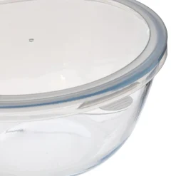 Bol à mixer 23cm avec couvercle, Verre