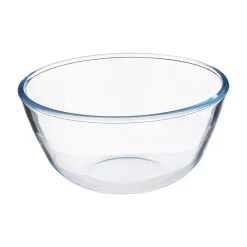 Bol à mixer 23cm avec couvercle, Verre