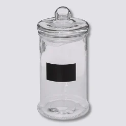 Bonbonnière en verre avec ardoise 1,6L