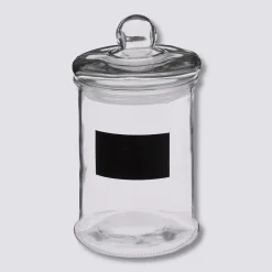 Bonbonnière en verre avec ardoise 1,2L