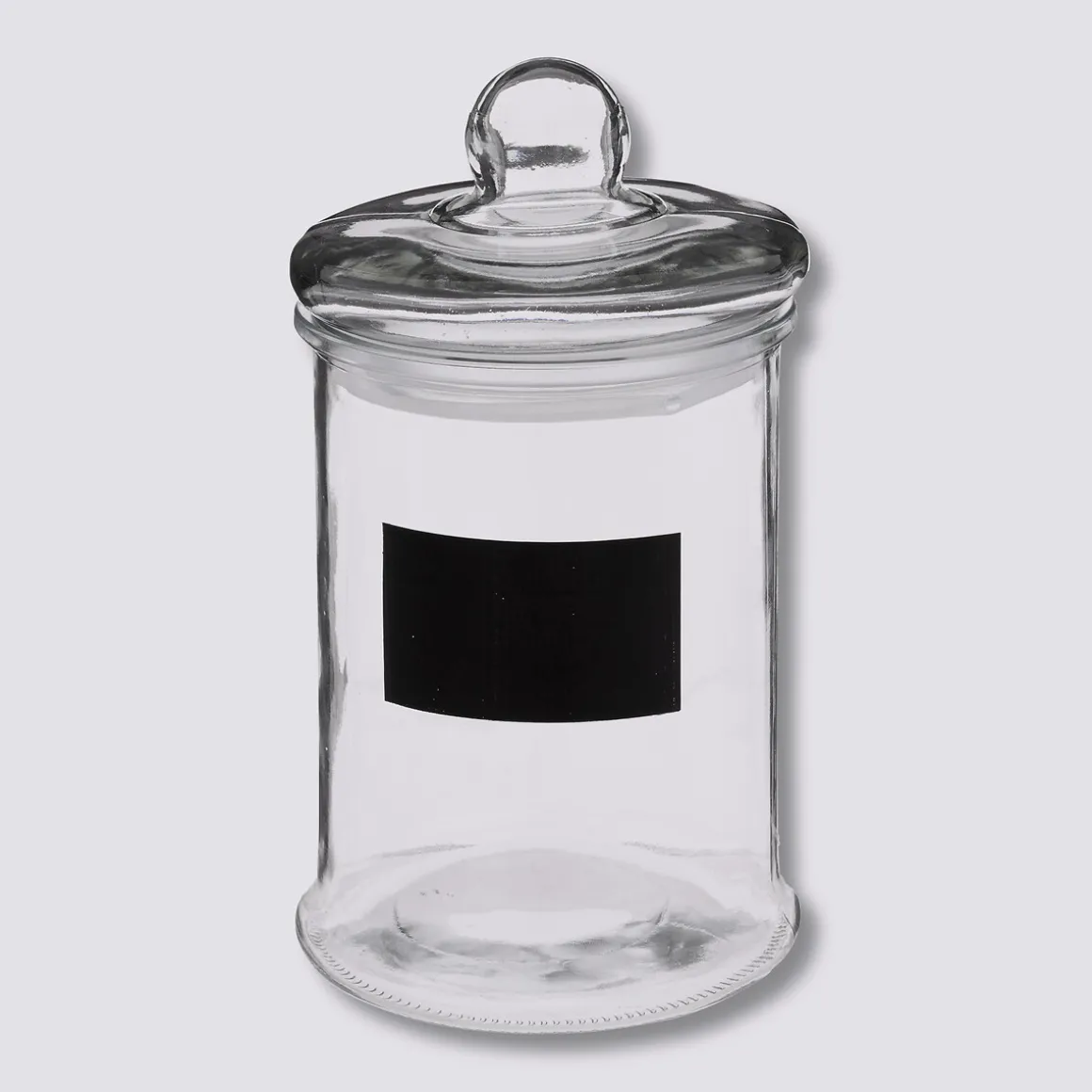 Bonbonnière en verre avec ardoise 1,2L