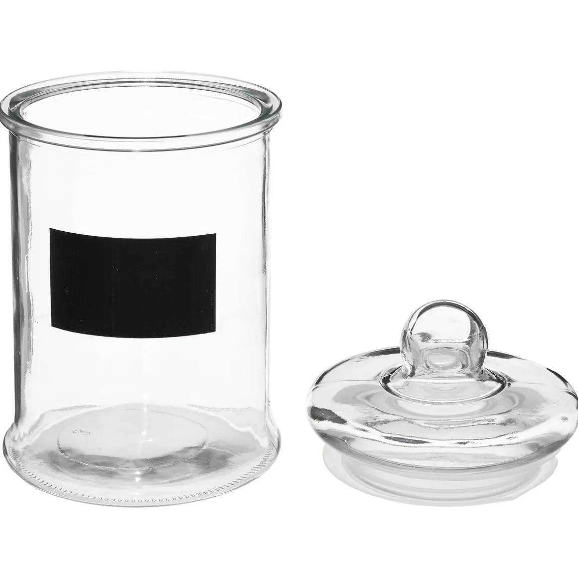 Bonbonnière en verre avec ardoise 1,2L