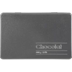 Boîte à chocolat métal, Noir