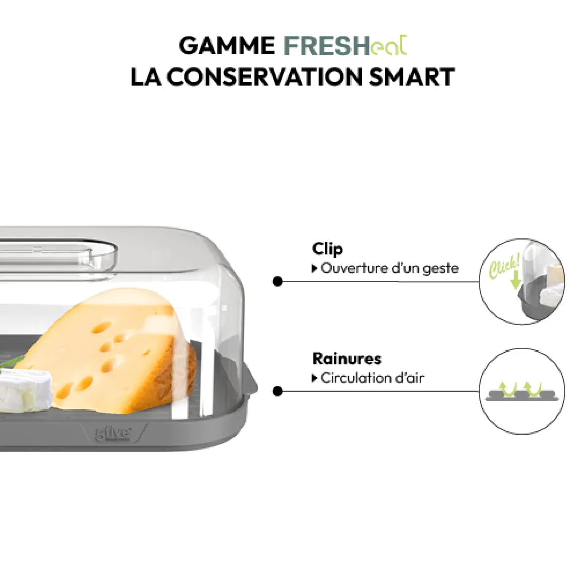 Boîte à fromage, Gris