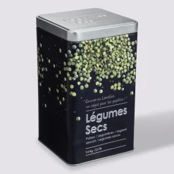 Boîte à légumes 1,5kg métal, Noir