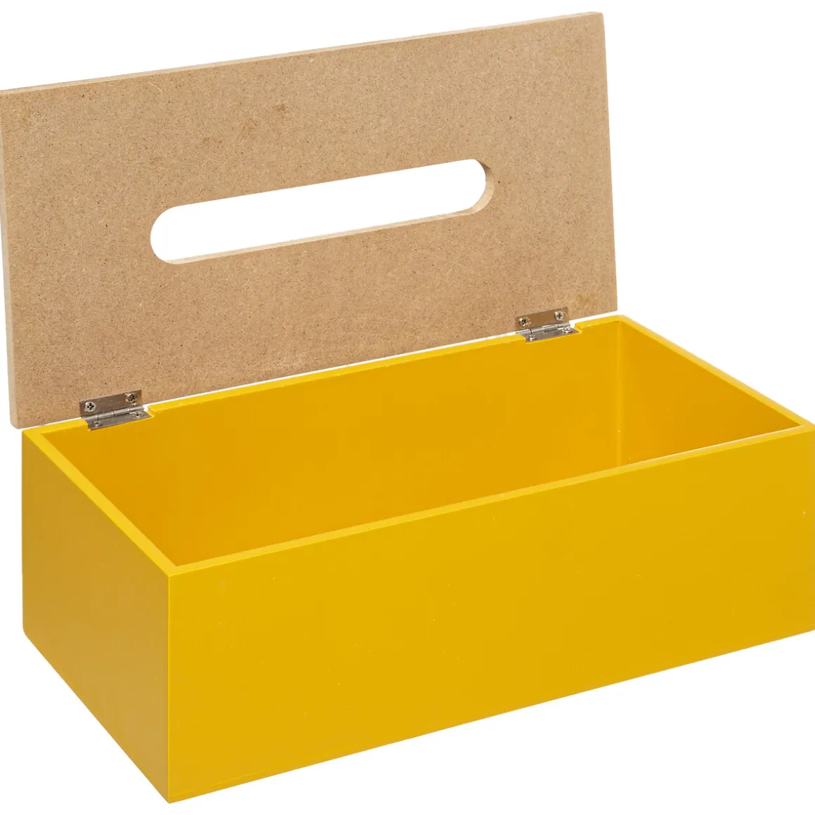 Boîte à mouchoirs, Jaune Moutarde