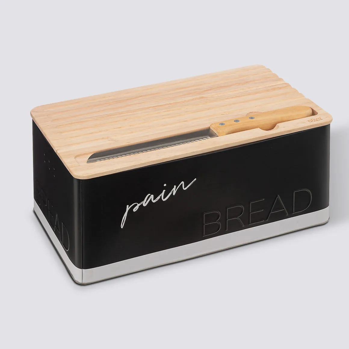 Boîte à pain avec couteau