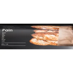 Boîte à pain métal 37,5cm - Noir