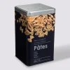 Boîte à pâtes 500g métal, Noir