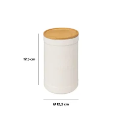 Boîte à sucre, Céramique blanc