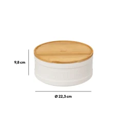 Boîte biscuits, Céramique blanc