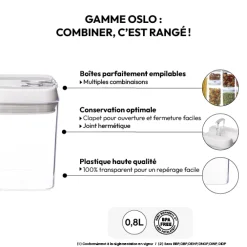 Boîte carrée hermétique 0,8L