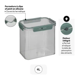 Boîte de conservation hermétique 4L