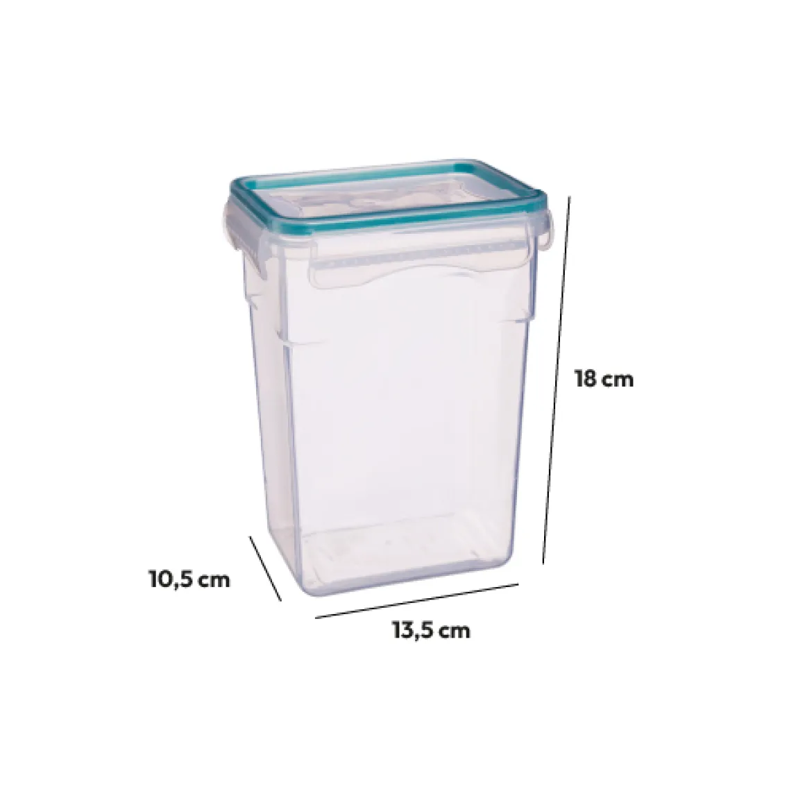 Boîte de conservation plastique 1,4L