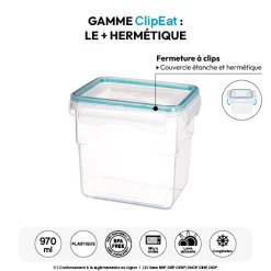 Boîte de conservation plastique 0,97L