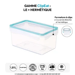 Boîte de conservation plastique 1,81L