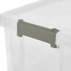 Boîte de rangement, 35L, Transparent