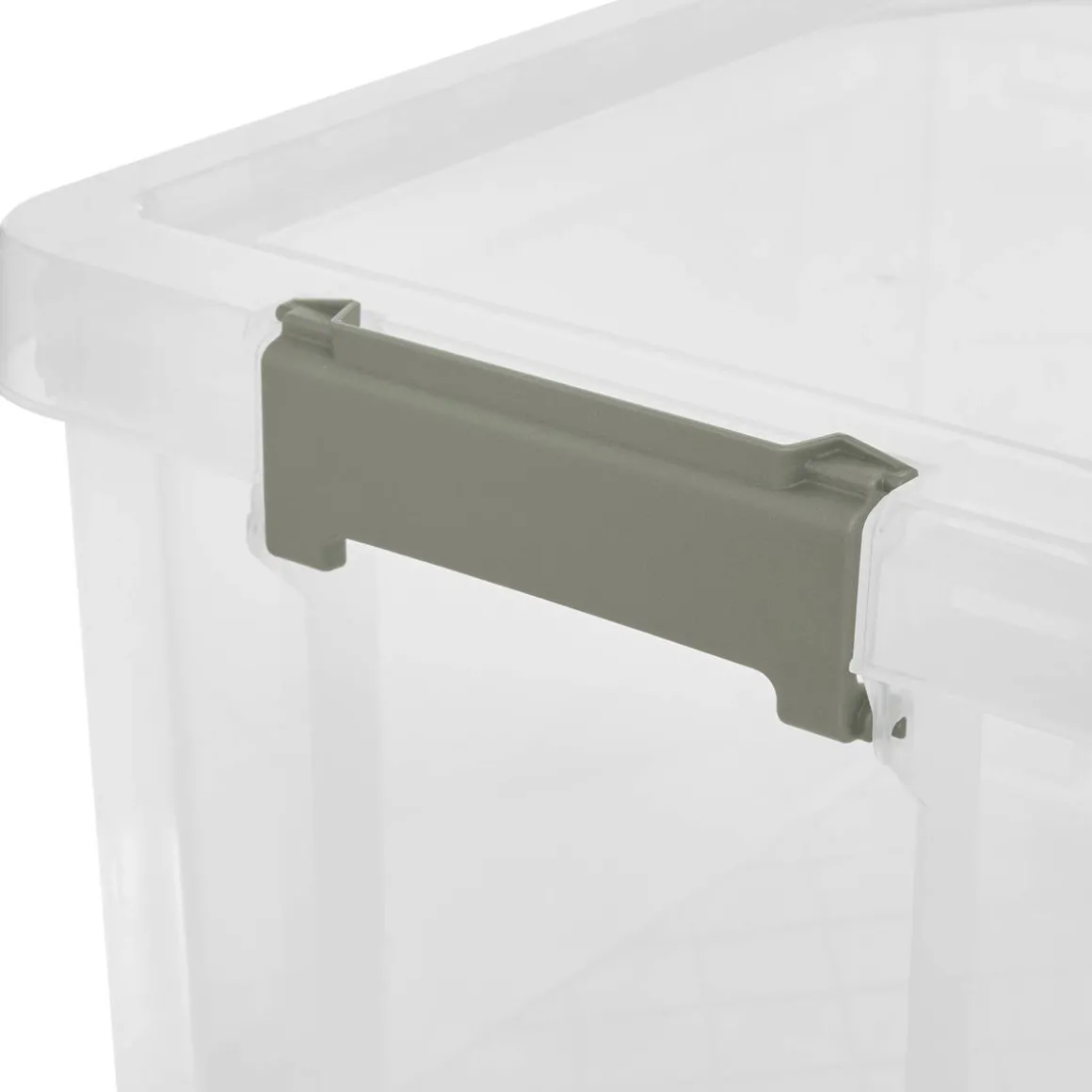 Boîte de rangement, 35L, Transparent