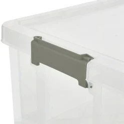 Boîte de rangement, 68L, Transparent