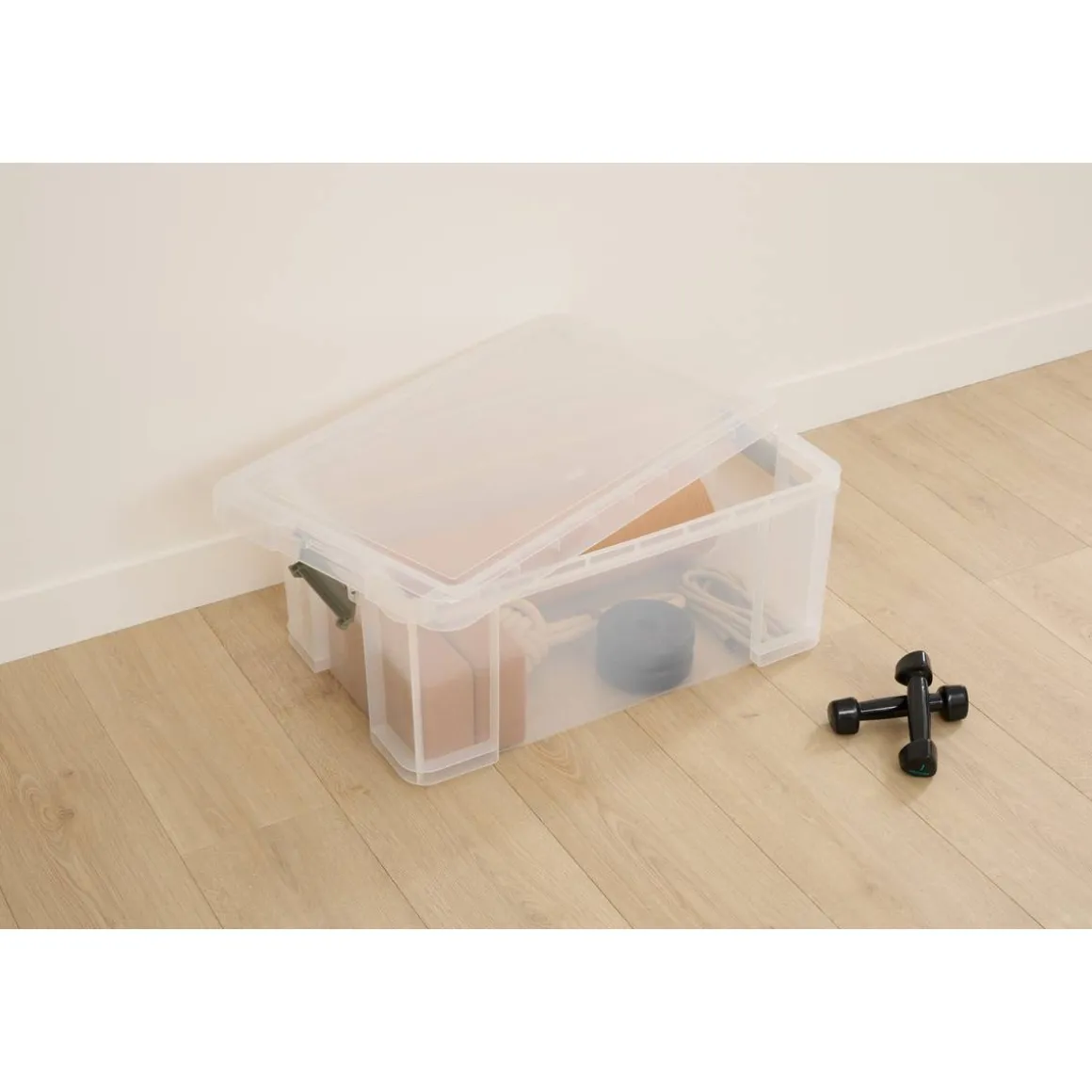 Boîte de rangement, 68L, Transparent