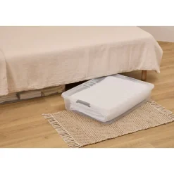 Boîte de rangement sous lit, 53L