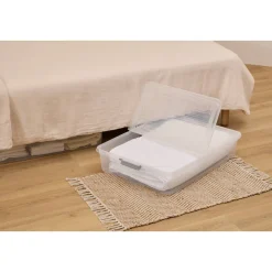 Boîte de rangement sous lit, 53L