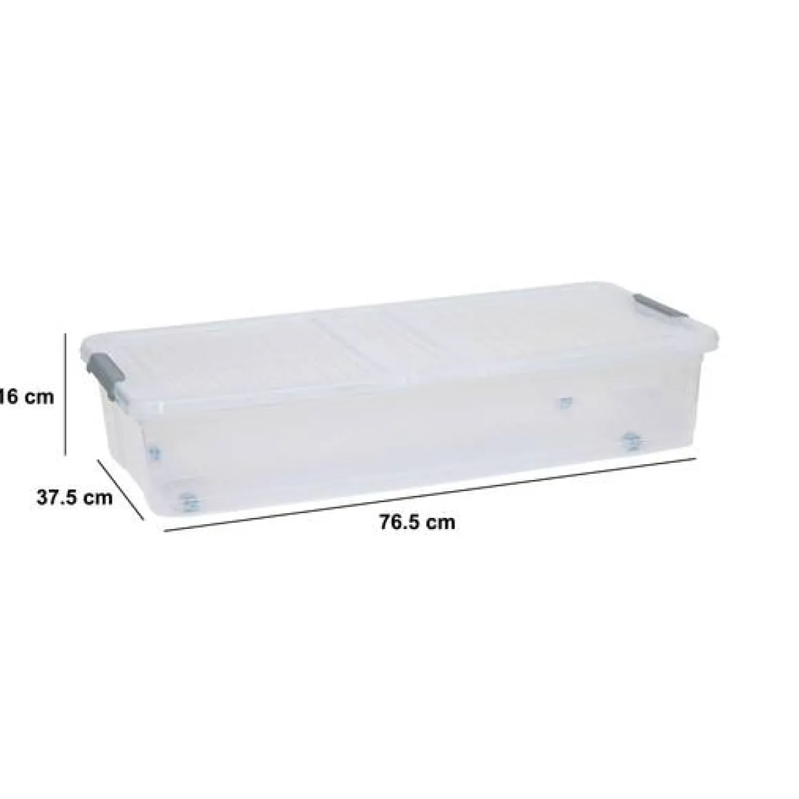 Boîte de rangement sous lit, 33L