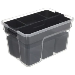 Boîte en plastique compartimentée 8L