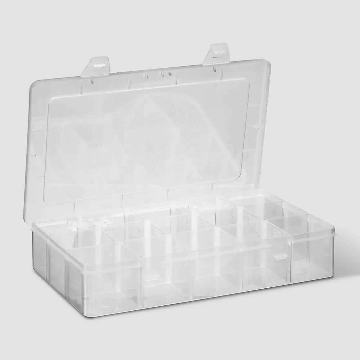 Boîte en plastique compartimentée, Grand format