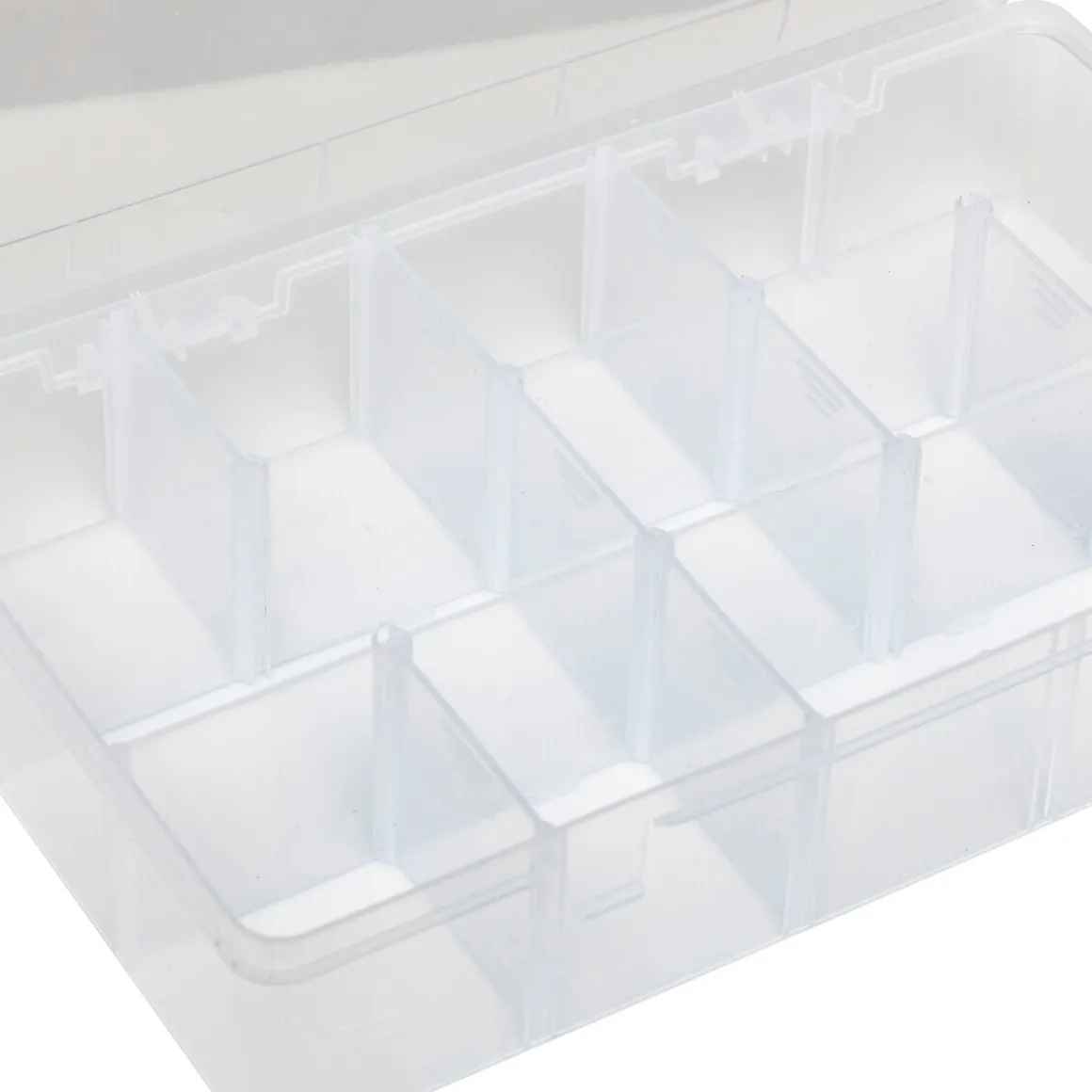 Boîte en plastique compartimentée, Grand format