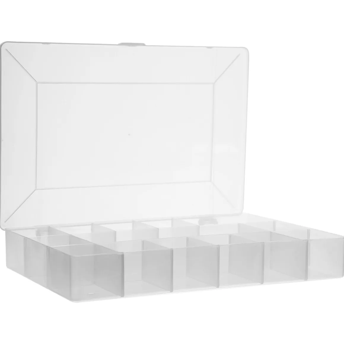 Boîte en plastique compartimentée, Grand format