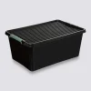 Boîte en plastique 60L, Noir