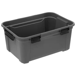 Boîte en plastique 80L, Noir