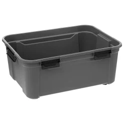 Boîte en plastique 120L, Noir