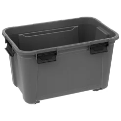 Boîte en plastique 50L, Noir