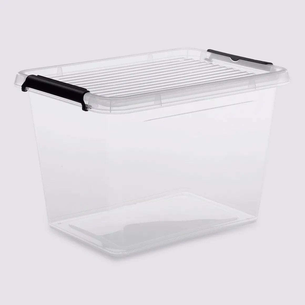 Boîte en plastique transparente 19L